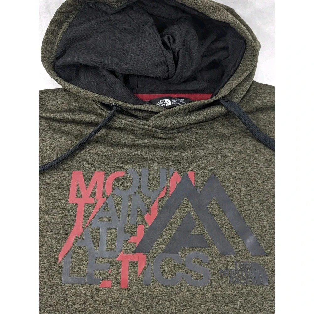 The North Face Mountain Athletics Hoodie Sweatshirt Olive Drab‎ Green Size L